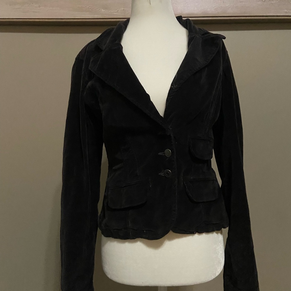 Black Calvin Klein jean jacket